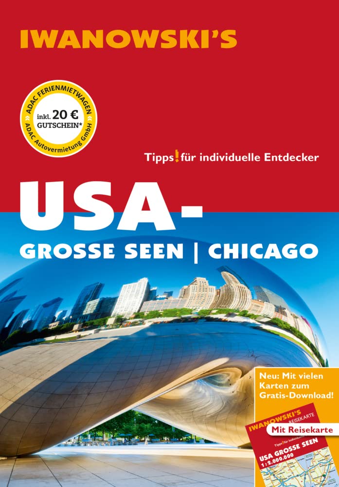 USA-Große Seen / Chicago - Reiseführer von Iwanowski: Individualreiseführer mit Extra-Reisekarte und Karten-Download (Reisehandbuch) Leisure, Home & Garden