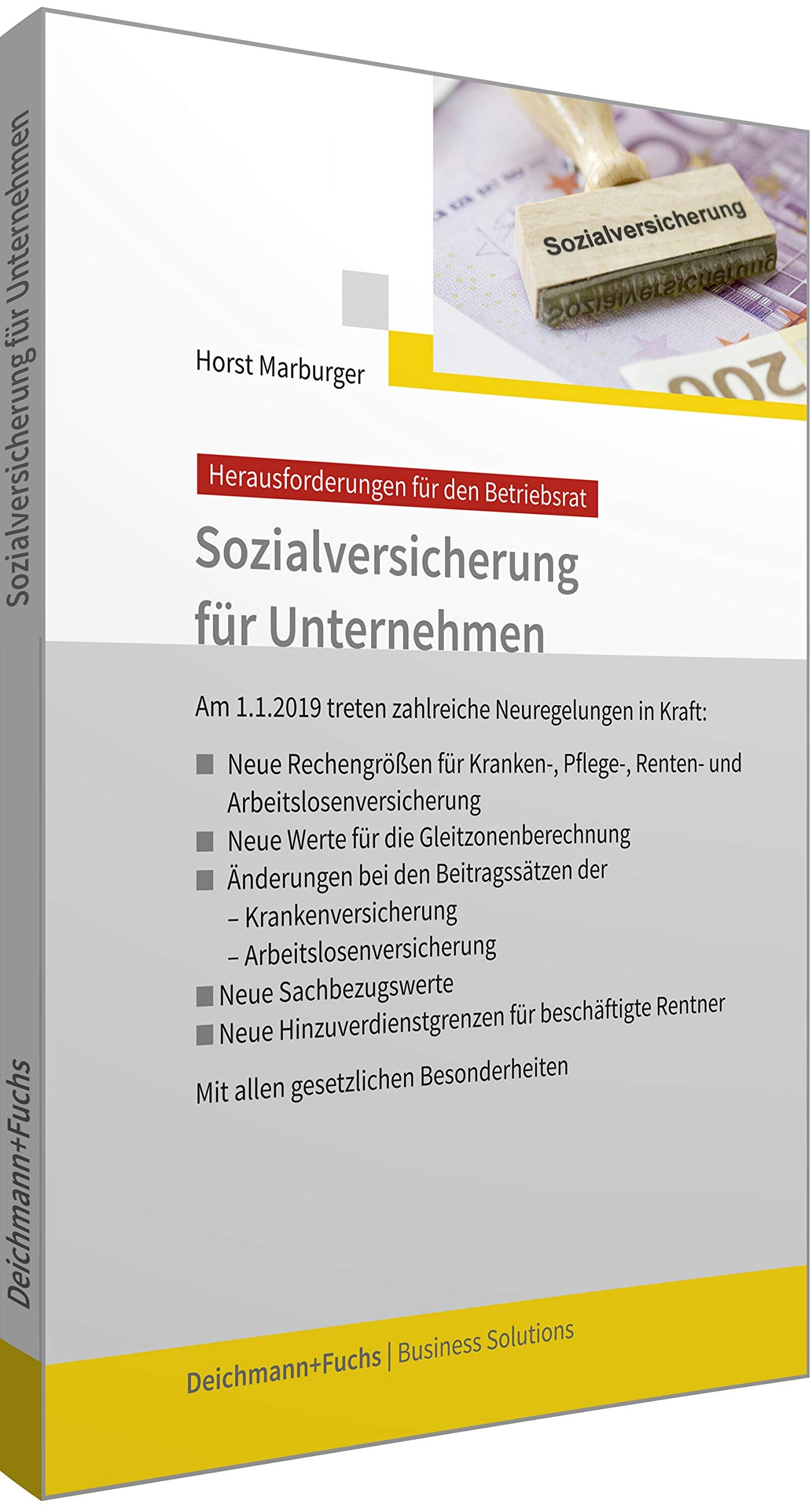 Sozialversicherung für Unternehmen: Änderungen im Bereich der Sozialversicherung book