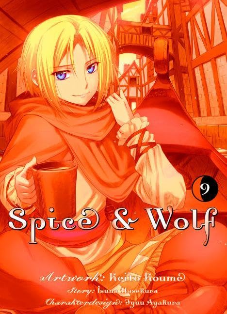Spice & Wolf 09: Eine fesselnder Manga mit Handel, Götterwesen und einer Prise Romantik! Begleite den jungen Händler Kraft Lawrence und die weise Wolfsgöttin Holo auf ihrem Abenteuer. Manga