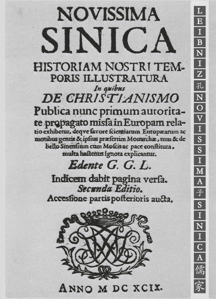 Novissima Sinica (1697). Das Neueste von China: mit ergänzenden Dokumenten herausgegeben, übersetzt und erläutert von Heinz-Günther Nesselrath und ... Vorw. v. Gregor Paul und Adolf Grünert Politics & History
