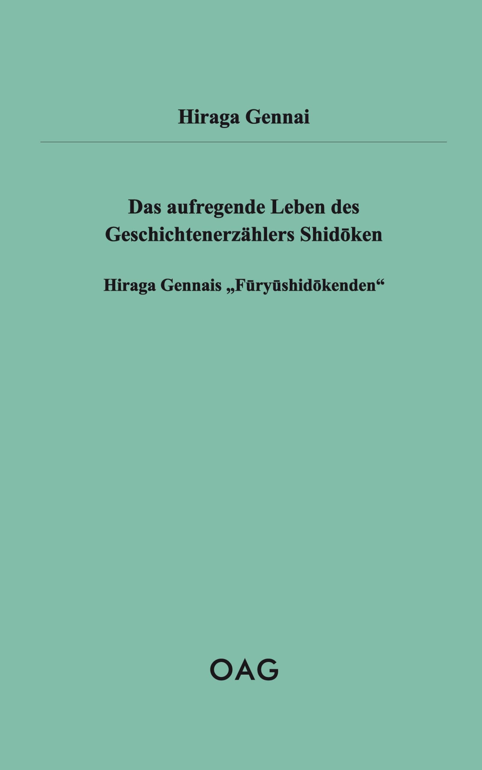 Das aufregende Leben des Geschichtenerzählers Shidoken Action & Adventure