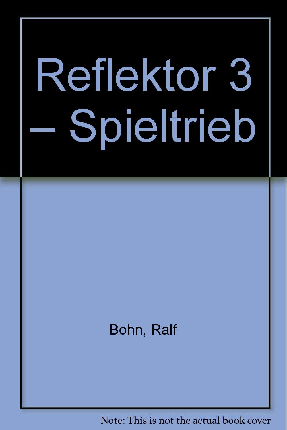 Reflektor 3 - Spieltrieb Film, Art & Culture