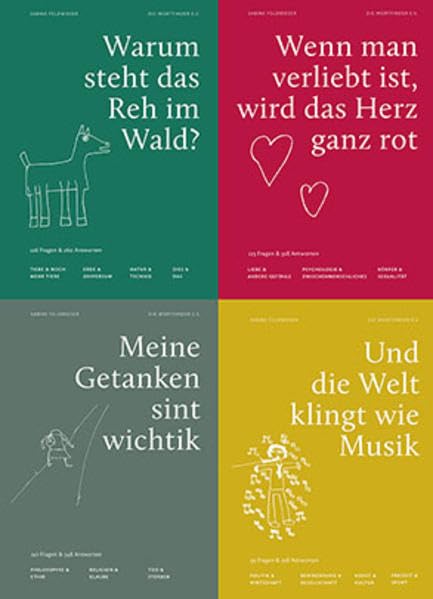 Die Wortfinder - Band 1 bis 4 im Paket: 110 Fragen & 348 Antworten. Philosophie & Ethik, Religion & Glaube, Tod & Sterben. Film, Art & Culture