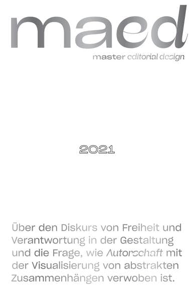 maed - master editorial design Architecture