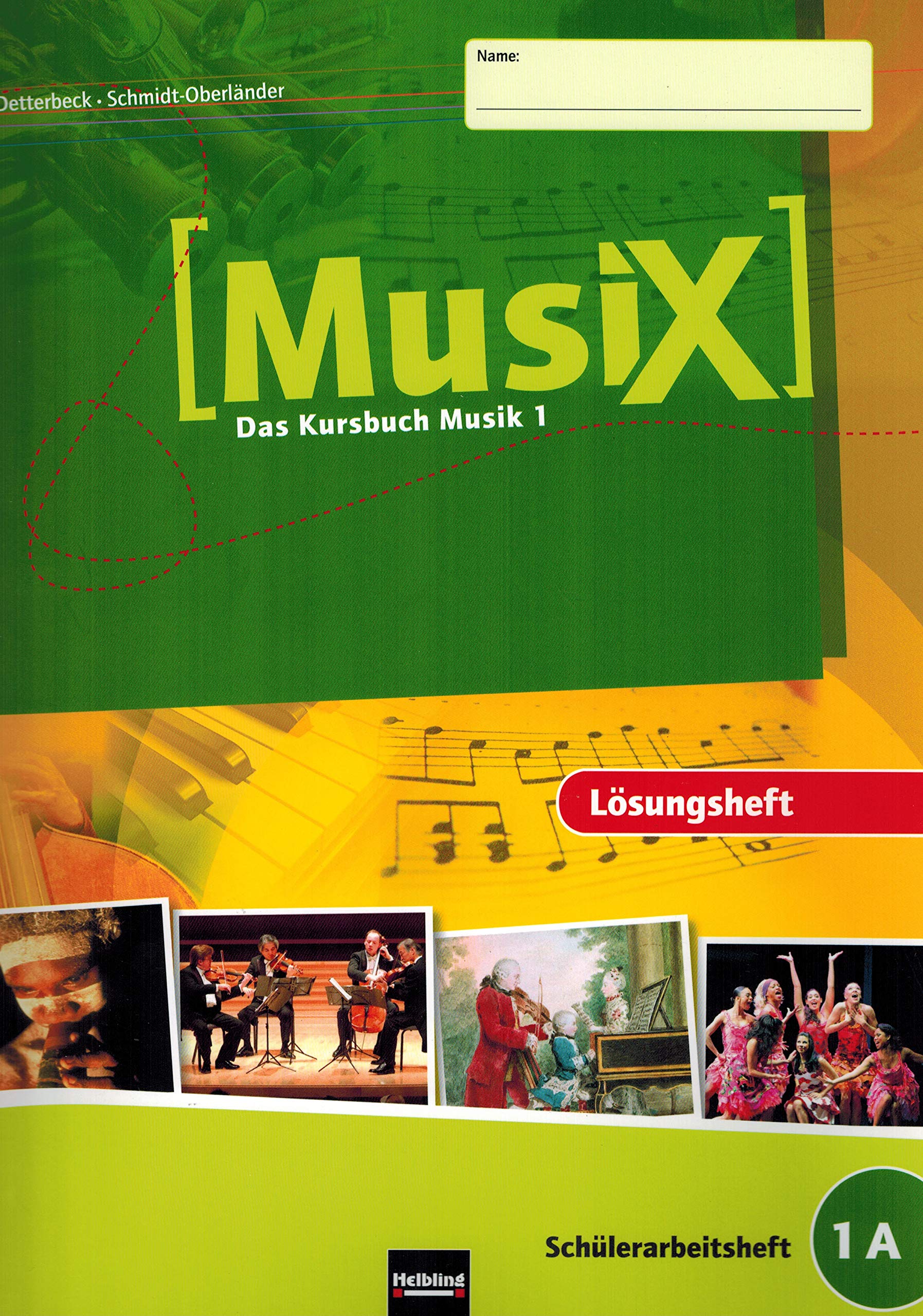 Lösungsheft zu Musix : das KursBook Musik 1A Book Books