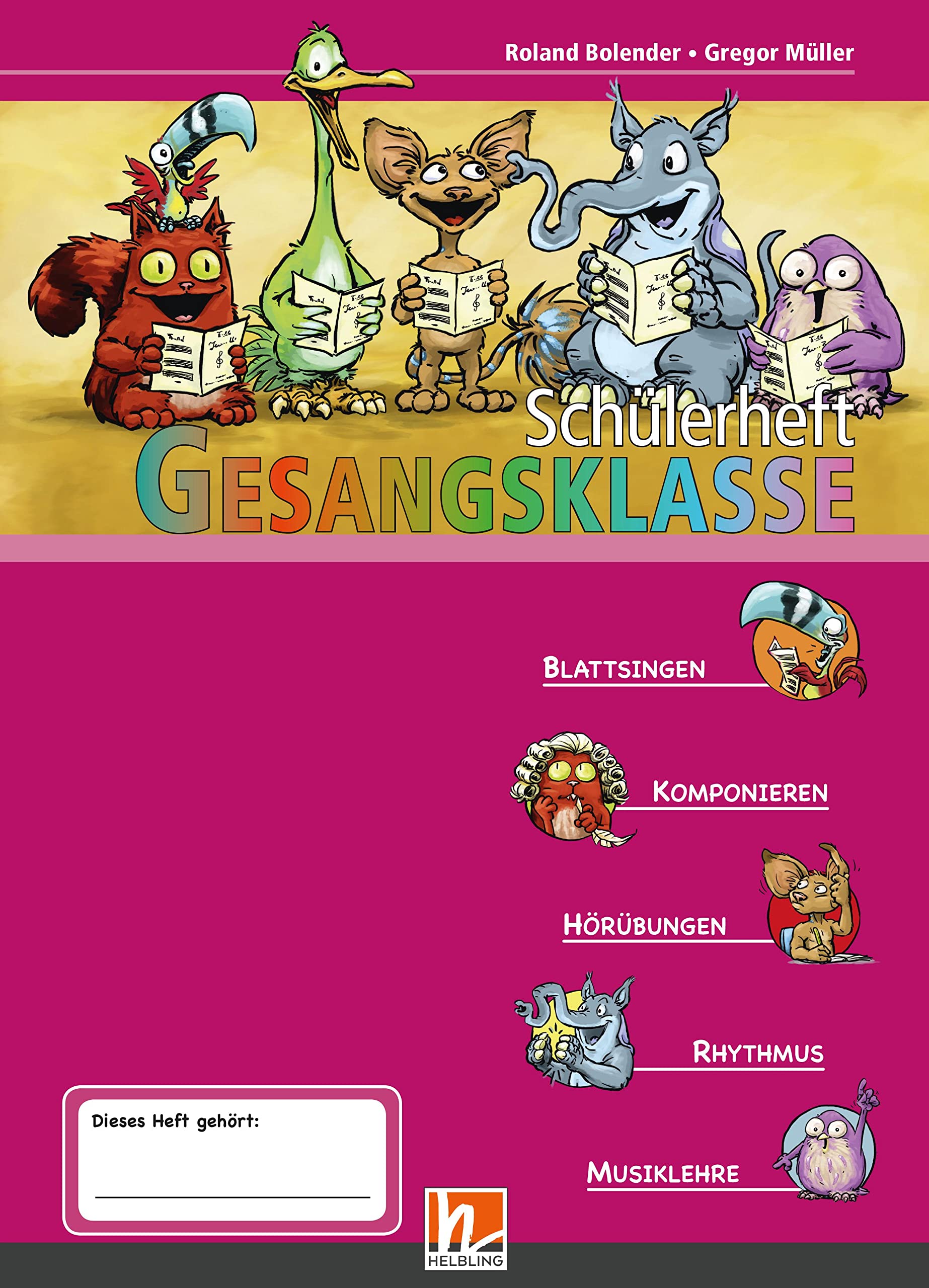Leitfaden Gesangsklasse. Schülerheft Sheet Music