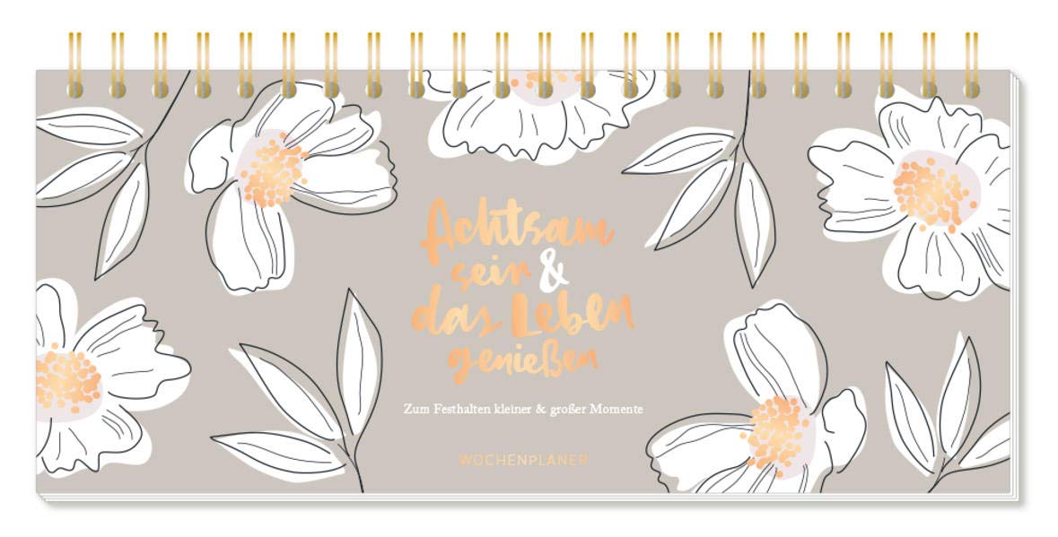 Premium-Wochenplaner "Achtsam sein & das Leben genießen": Premium-Wochenplaner Living & Furnishing