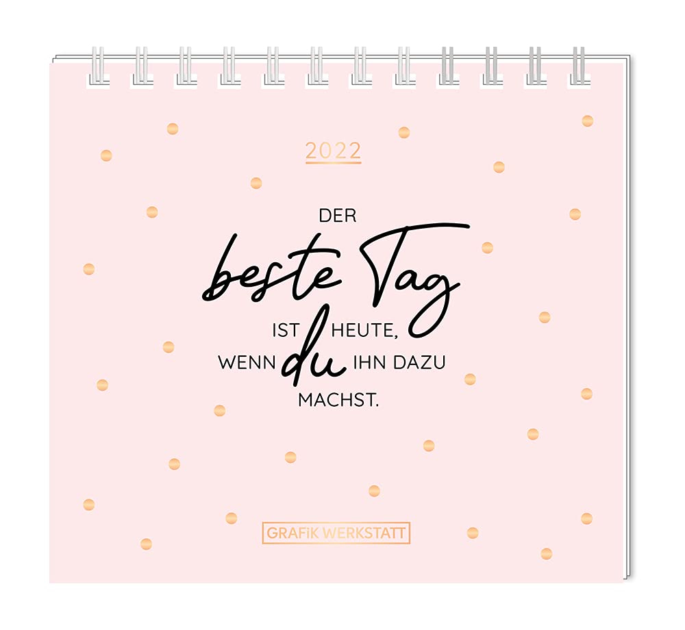 Mini-Kalender 2022 "Der beste Tag": Mini-Kalender Living & Furnishing