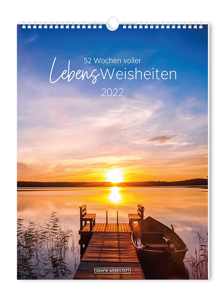 Wochenkalender 2022 "LebensWeisheiten": Wochenkalender groß Living & Furnishing