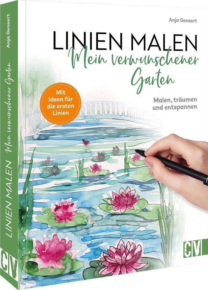 Linien malen - Mein verwunschener Garten book