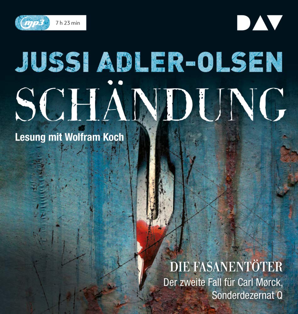 Schändung. Der zweite Fall für Carl Mørck, Sonderdezernat Q: Lesung mit Wolfram Koch (1 mp3-CD) (Carl-Mørck-Reihe) Horror & Mystery