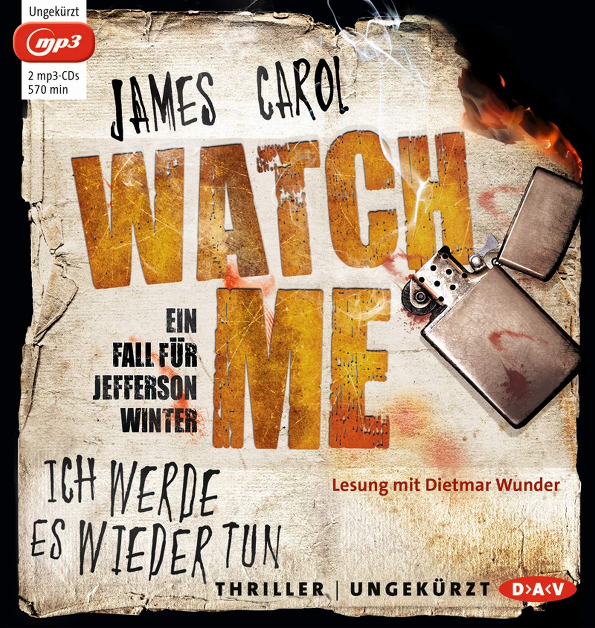 Watch me – Ich werde es wieder tun: Ein Fall für Jefferson Winter. Ungekürzte Lesung (2 mp3-CDs) Contemporary literature
