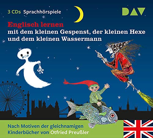 Englisch lernen mit dem kleinen Gespenst, der kleinen Hexe und dem kleinen Wassermann Foreign Languages ​​& Dictionaries