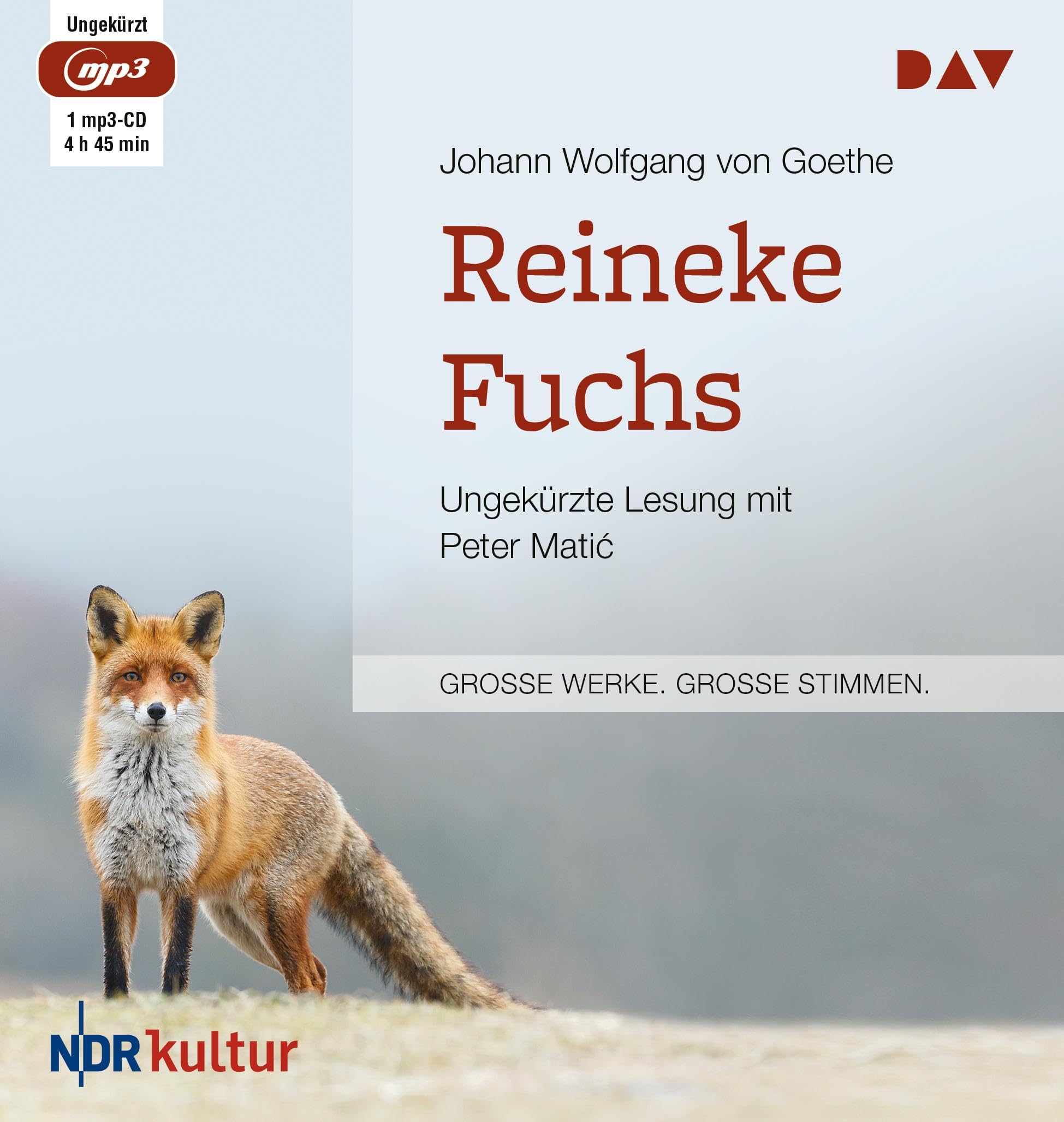 Reineke Fuchs: Ungekürzte Lesung mit Peter Matić (1 mp3-CD): Ungekürzte Lesung mit Peter Matic Classics
