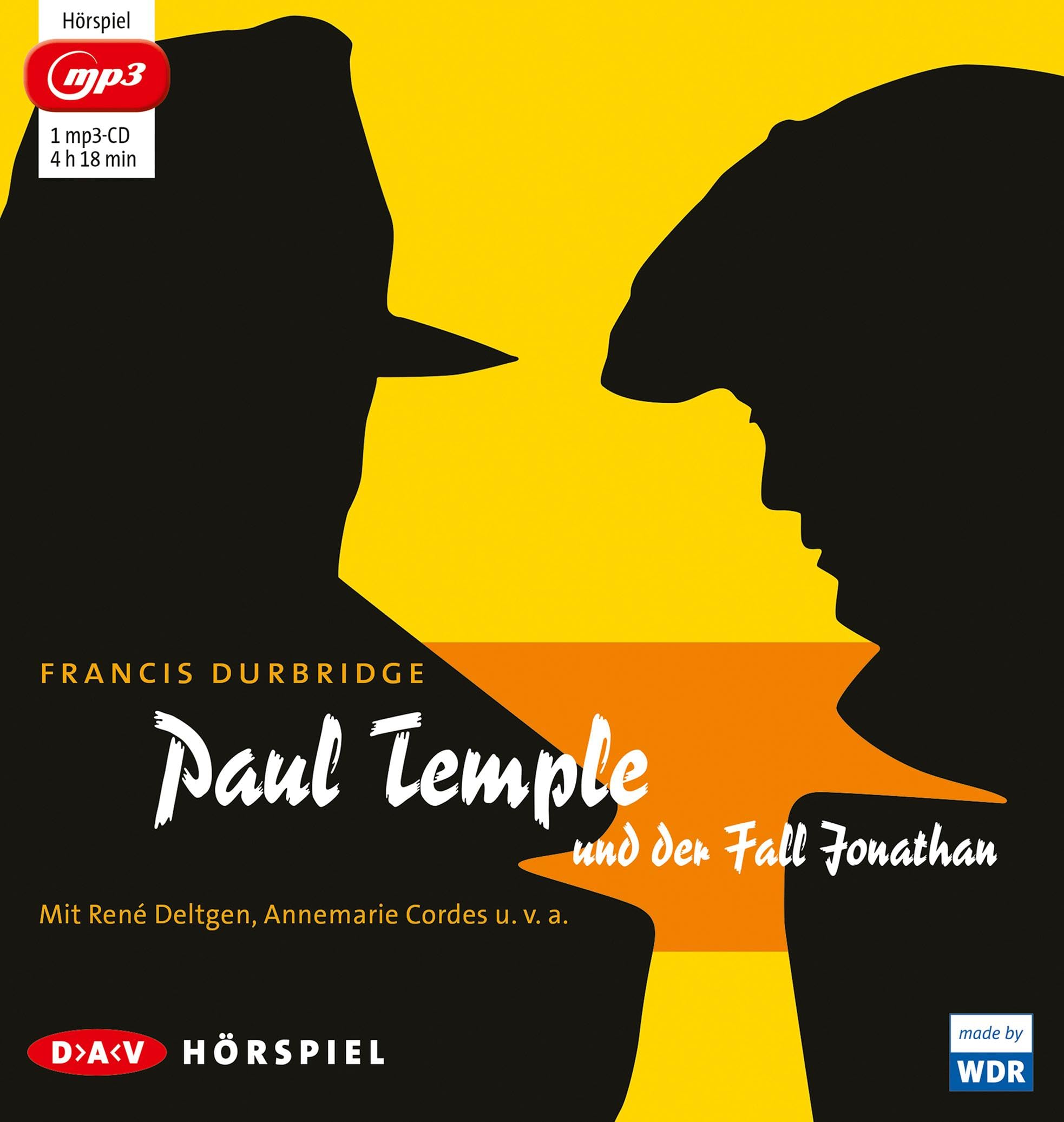 Paul Temple und der Fall Jonathan: Hörspiel mit René Deltgen, Annemarie Cordes u.v.a. (1 mp3-CD) Contemporary literature