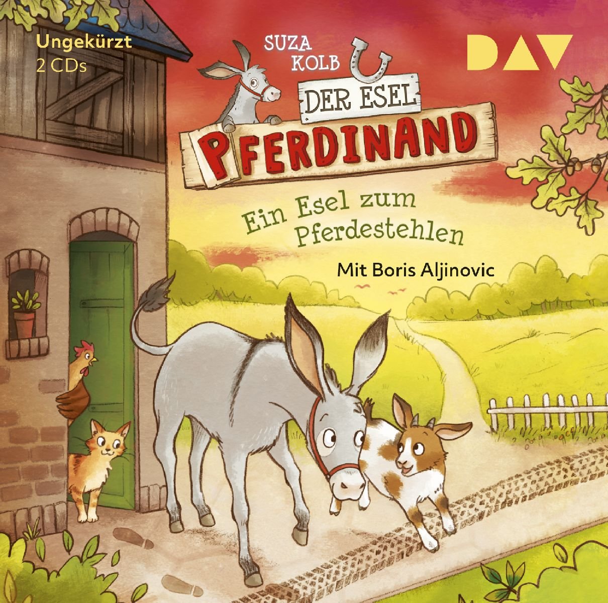 Der Esel Pferdinand – Teil 2: Ein Esel zum Pferdestehlen: Ungekürzte Lesung mit Boris Aljinovic (2 CDs) Novels & Short Stories