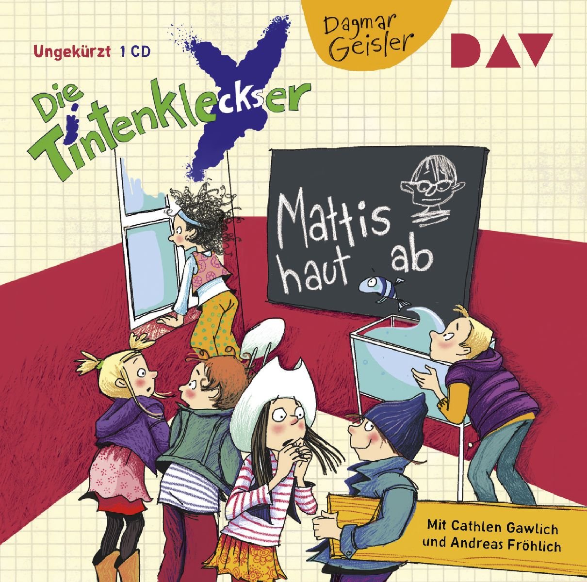 Die Tintenkleckser – Teil 3: Mattis haut ab: Ungekürzte Lesung mit Cathlen Gawlich und Andreas Fröhlich (1 CD) Novels & Short Stories