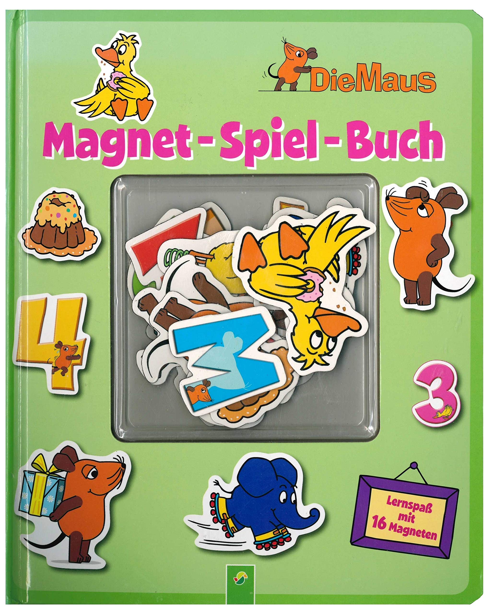 MagnetSpielBuch Die Maus: Mit 16 farbigen Magneten Children's books