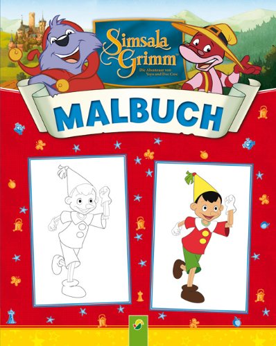 SimsalaGrimm Malbuch rot Non-fiction