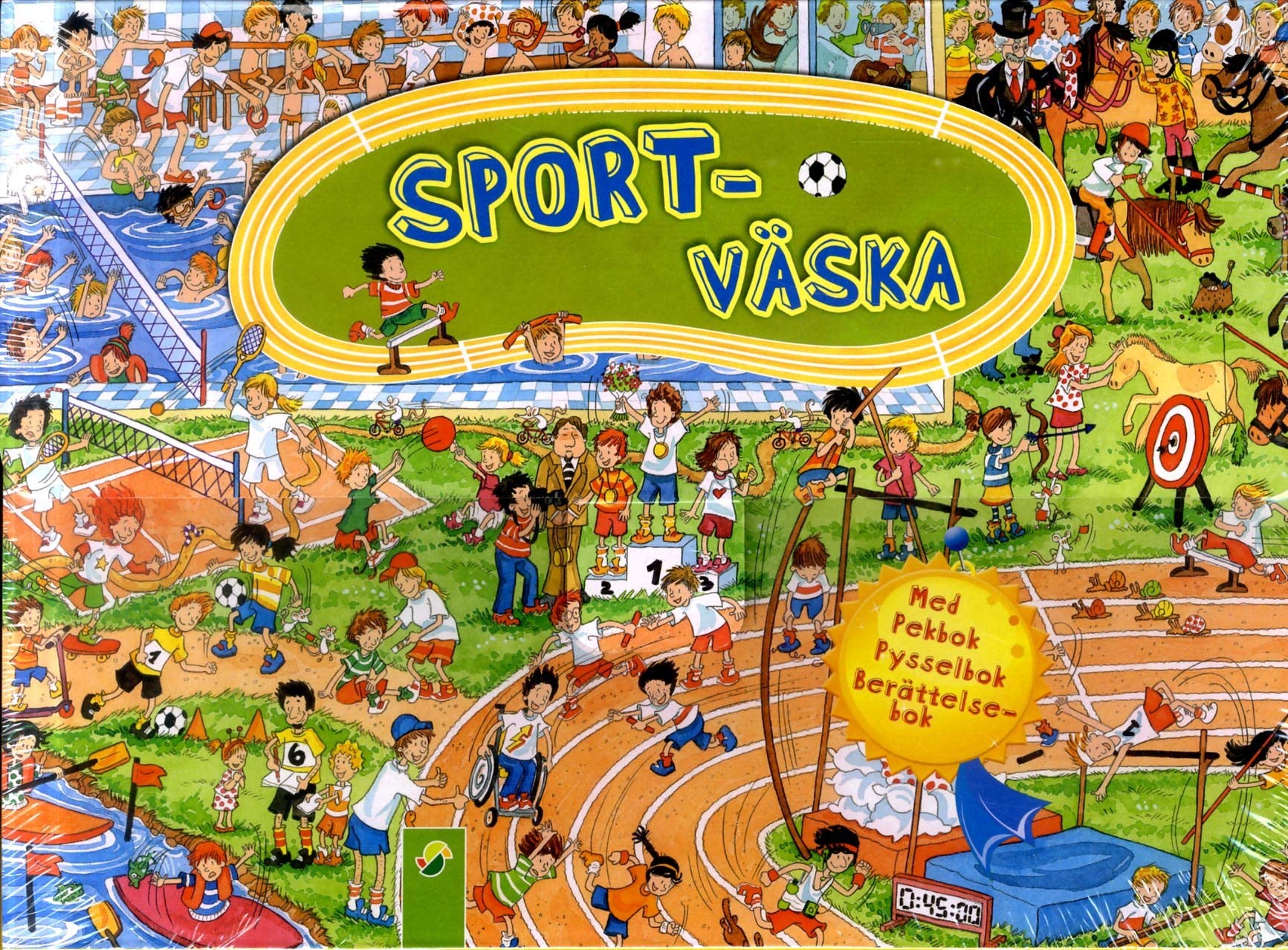 Wimmelkoffer Sport: Mit Wimmelbuch, Mitmachbuch & Geschichtenbuch Leisure & Fun