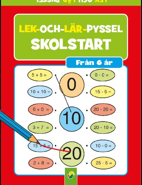 Lek och lär pyssel. Skolstart book
