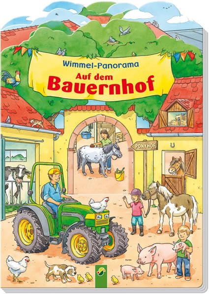 Wimmel-Panorama Auf dem Bauernhof Tiptoi & Games