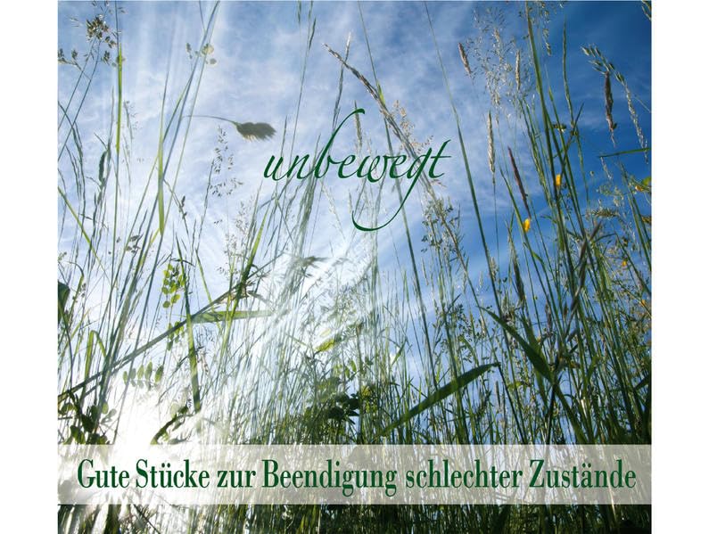 unbewegt: Gute Stücke zur Beendigung schlechter Zustände Social Sciences