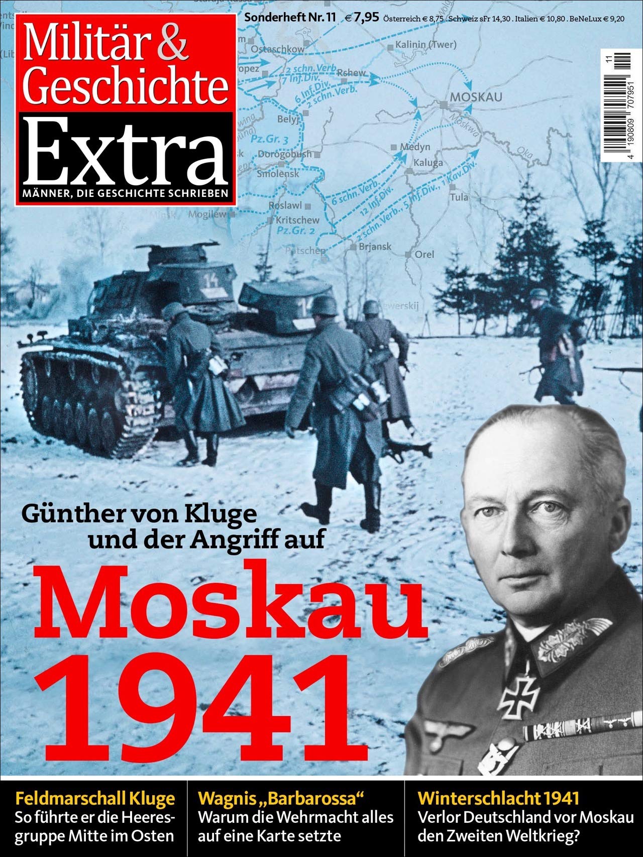 Günther von Kluge und der Angriff auf Moskau 1941: Militär & Geschichte Extra: Militär und Geschichte Extra - Sonderheft Nr. 11 Books