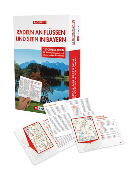 Radeln an Flüssen und Seen in Bayern: 32 Karten in der Box: Für Ihre Lenkertasche - mit allen Wichtigen Routeninfos Leisure, Home & Garden