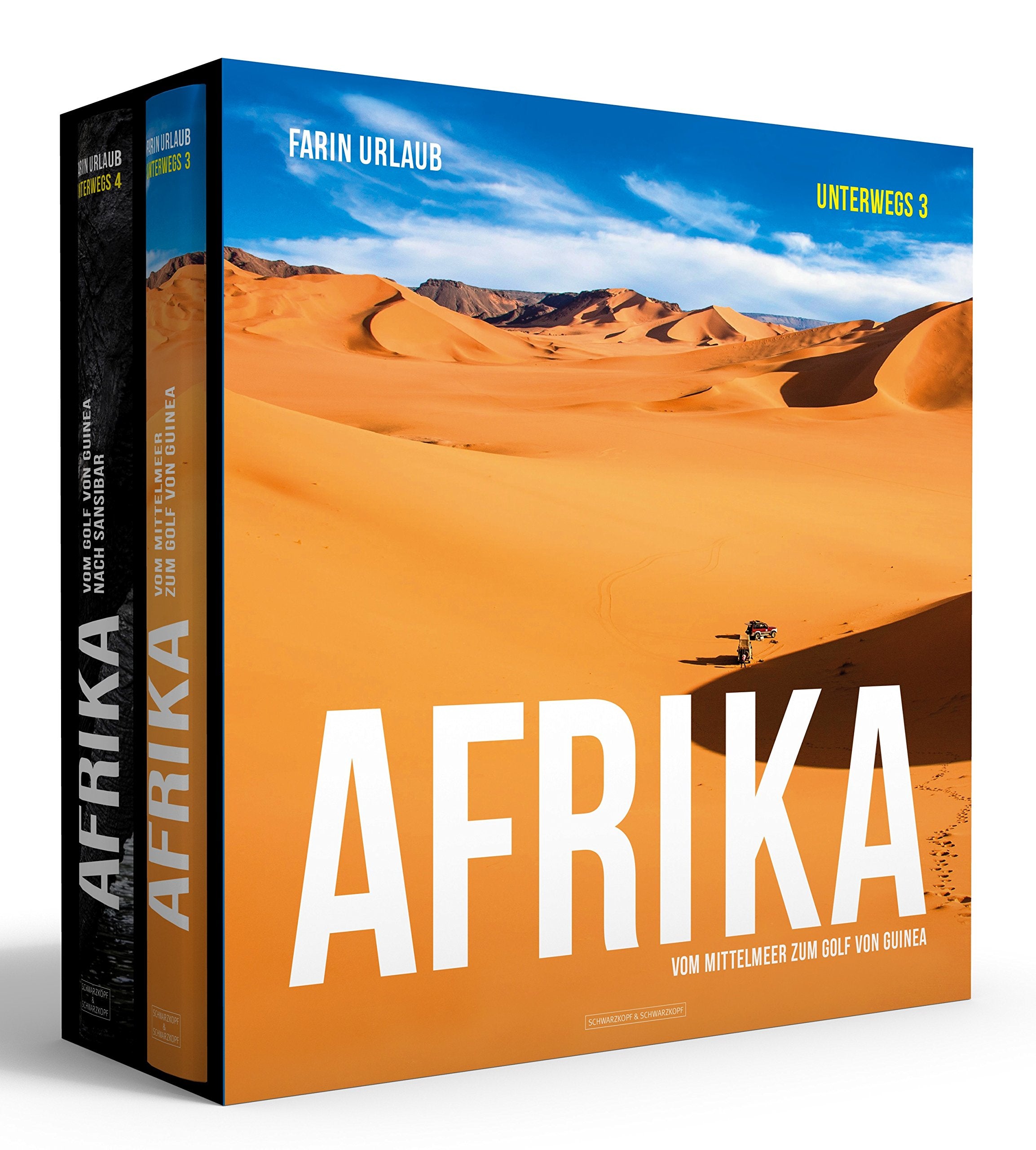 Afrika: Vom Mittelmeer zum Golf von Guinea | Vom Golf von Guinea nach Sansibar: Unterwegs 3 und 4 - Fotografien | Handsignierte, limitierte und nummerierte Sonderausgabe im Schmuckschuber Travel Books