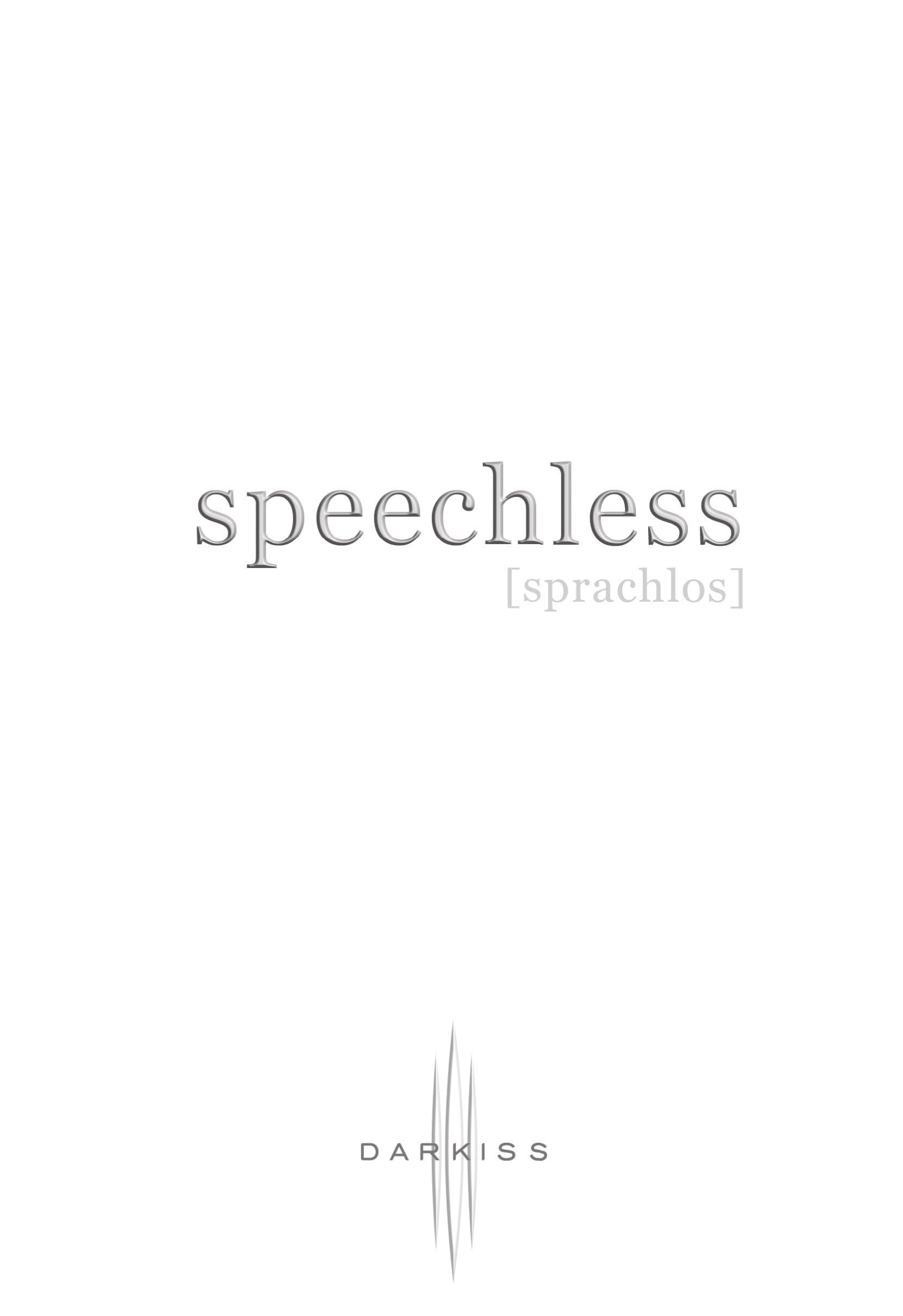 Speechless (Sprachlos) Contemporary literature Books