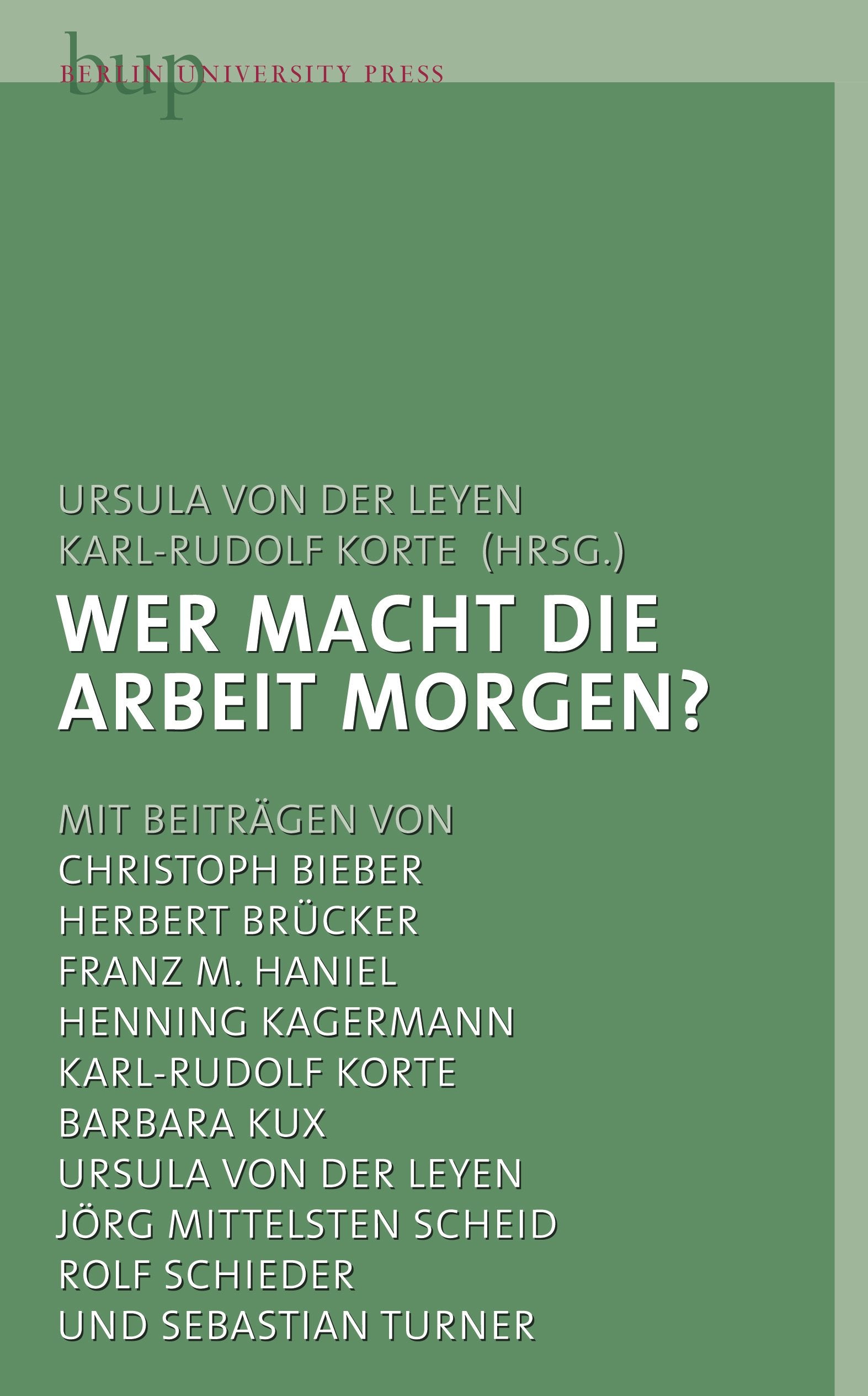 Wer macht die Arbeit morgen? Law