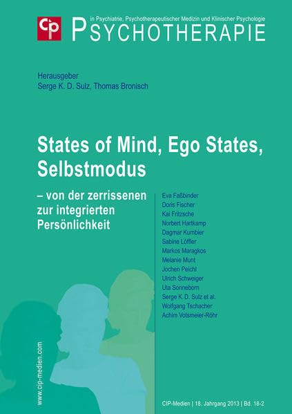 States of Mind, Ego States, Selbstmodus: Psychotherapie 2013, 18 (2) Medicine