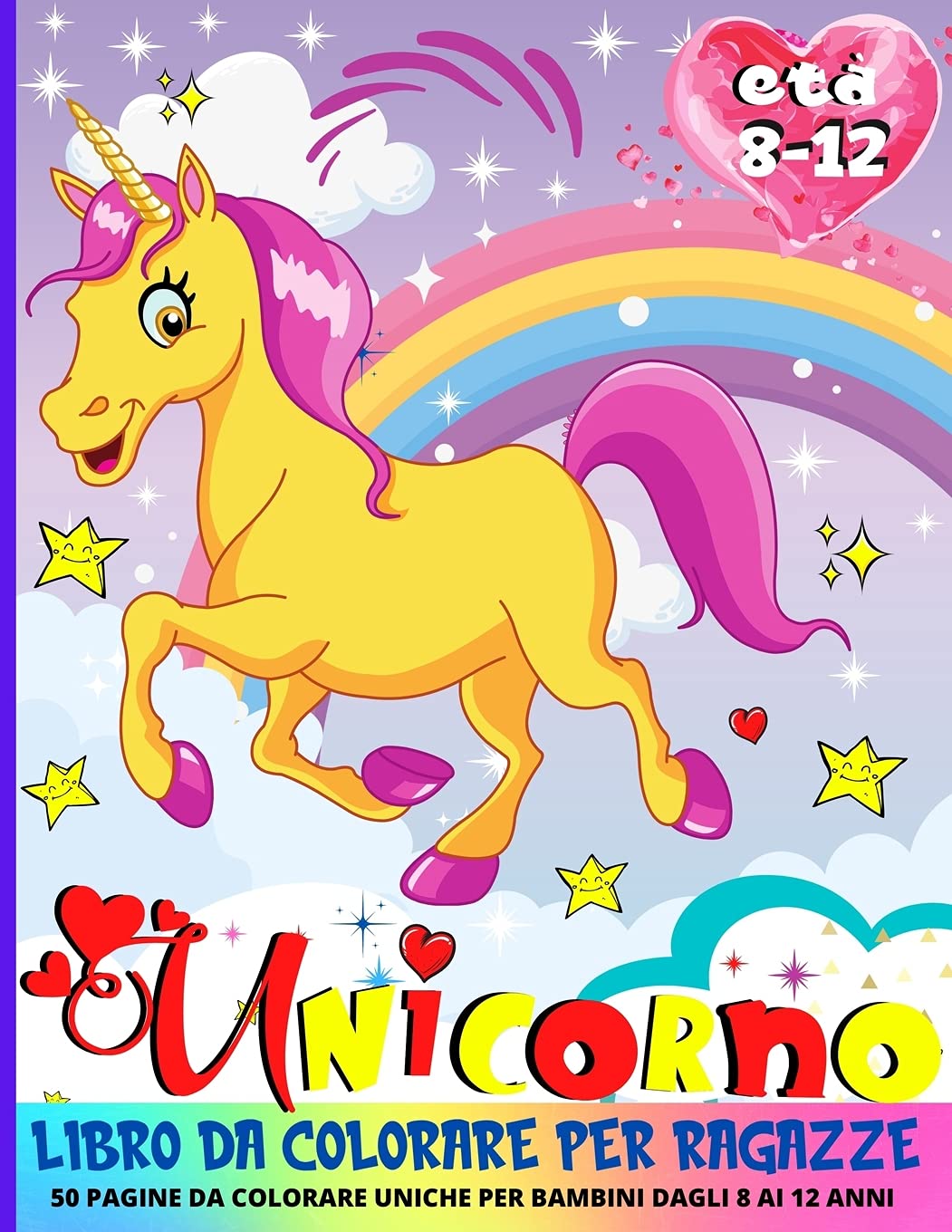 Libro Da Colorare Unicorni Per Ragazze 8-12 Tiptoi & Games