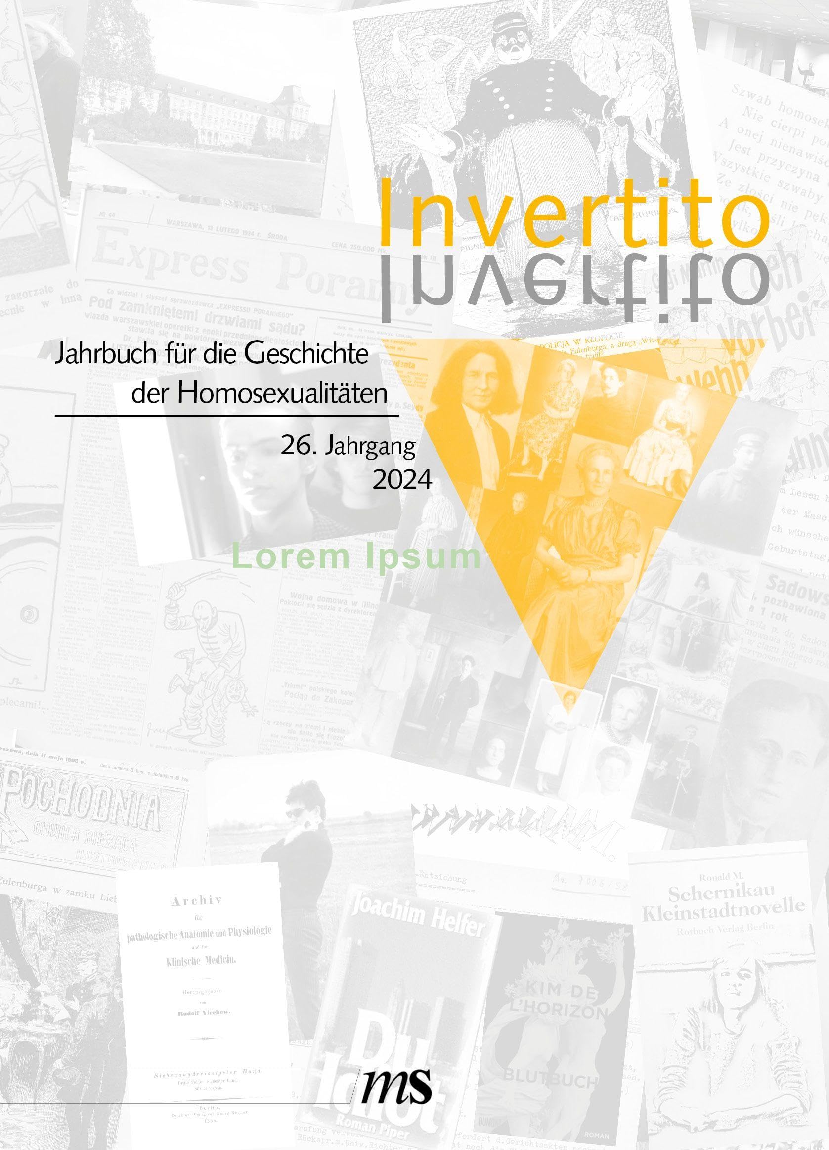 Invertito 26. Jahrbuch für die Geschichte der Homosexualitäten Books