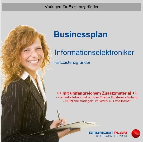 Businessplan Informationselektroniker für Existenzgründer Business, Finance & Career