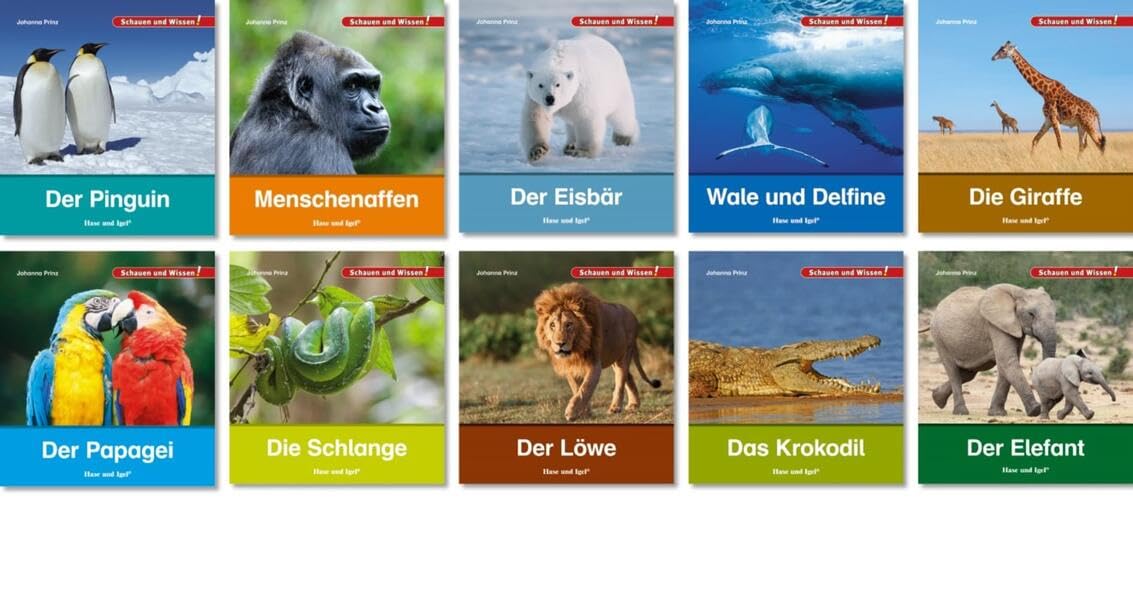 Schauen und Wissen! Tiere aus aller Welt: 10 Titel im Paket / Serienpreis Non-fiction