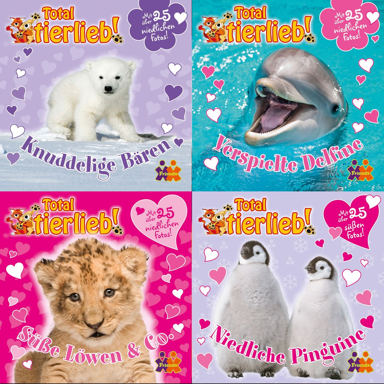 Total Tierlieb! 4 Minibücher Books