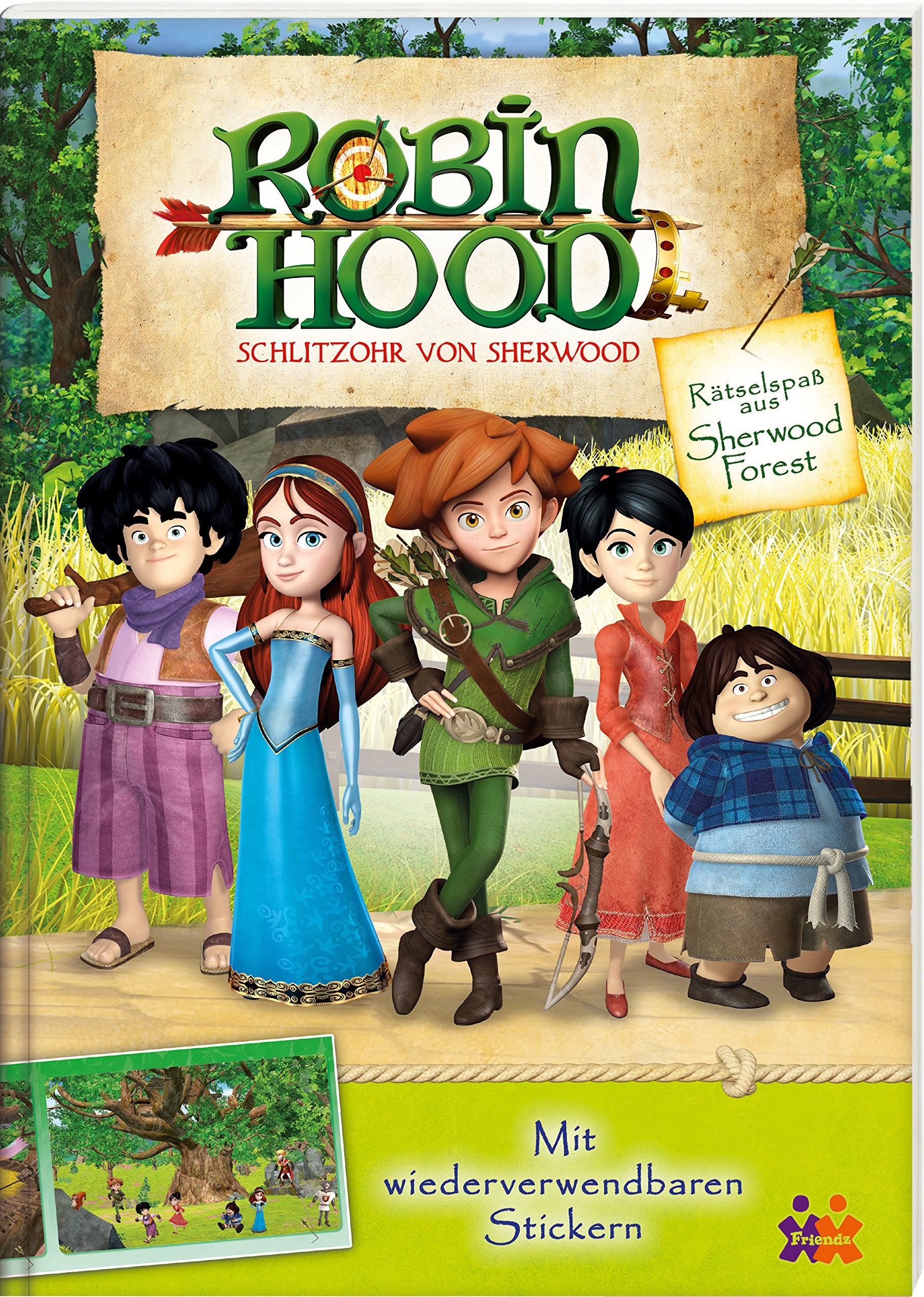 Robin Hood. Rätselspaß aus Sherwood Forest: mit wiederverwendbaren Stickern Tiptoi & Games