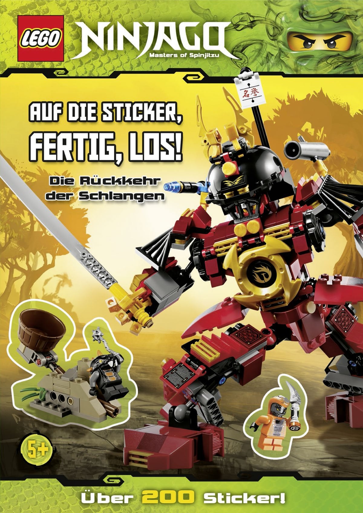 Lego Ninjago. Auf die Sticker, fertig, los! Die Rückkehr der Schlangen Non-fiction