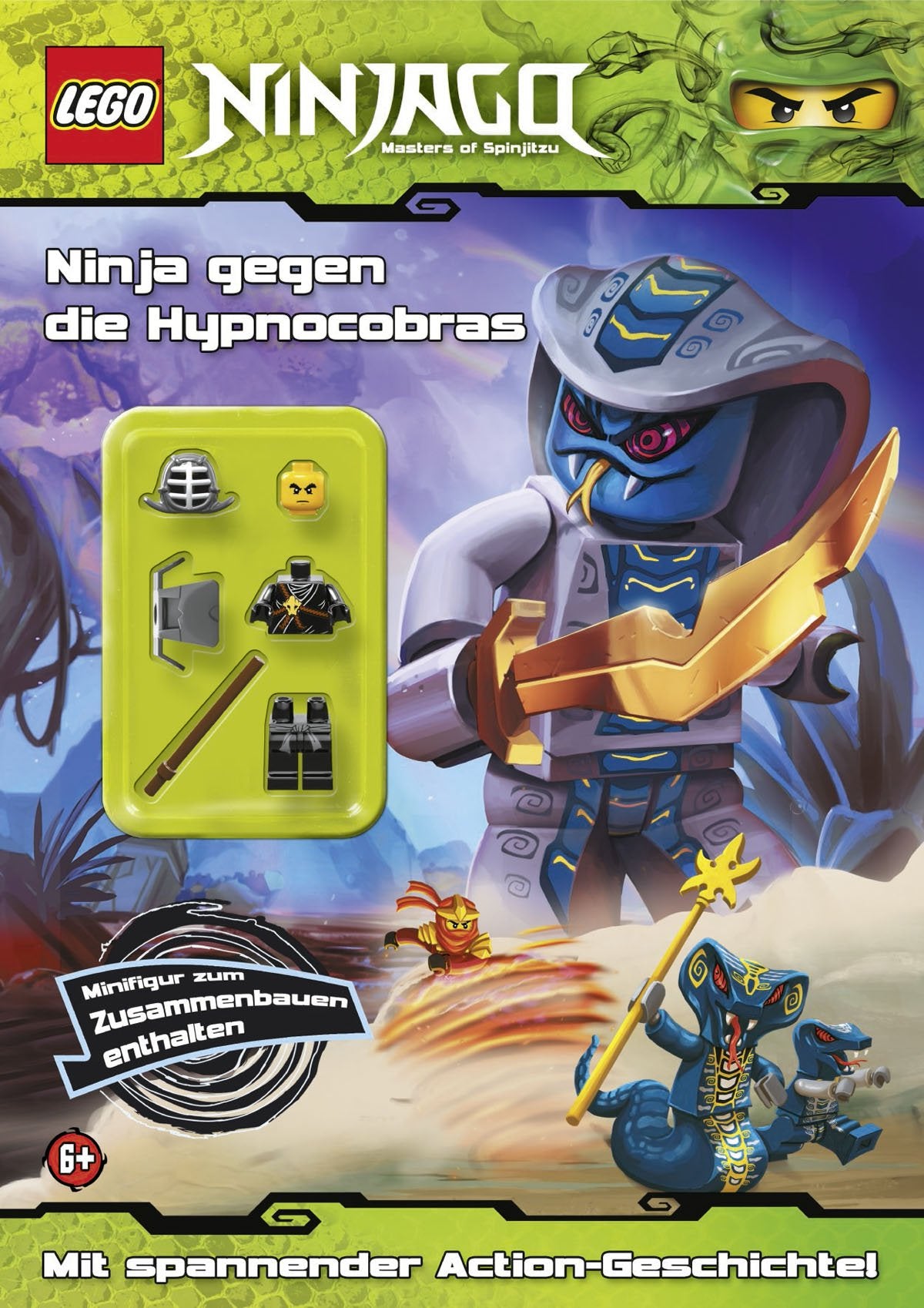 Lego Ninjago. Ninjas gegen die Hypnokobras: Aufregende Abenteuer, Action und Rätsel. Mit Legofigur zum Zusammenbauen Non-fiction