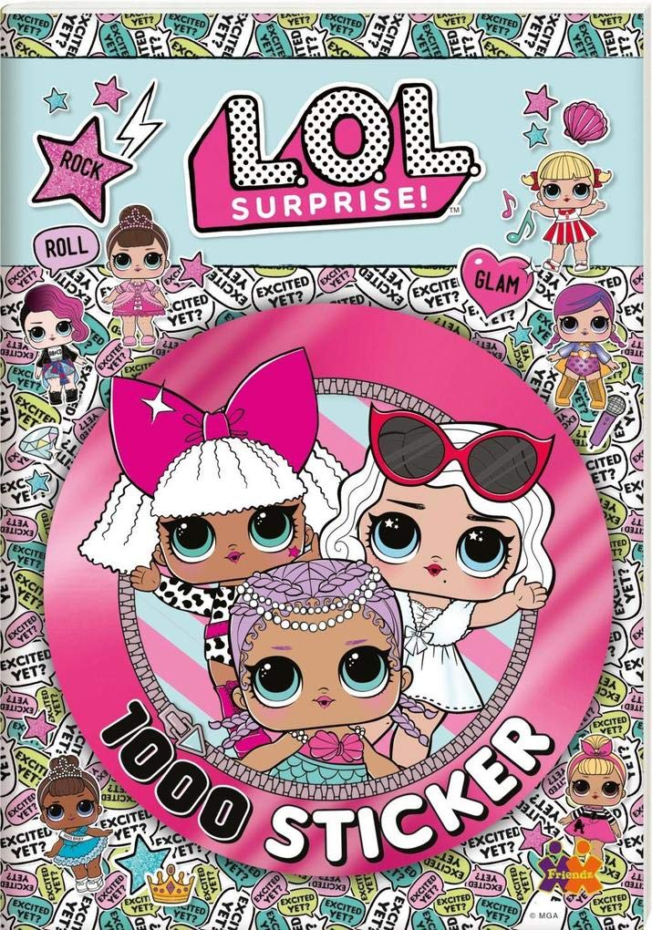 L.O.L. Surprise! 1000 Sticker Buch Tiptoi & Games