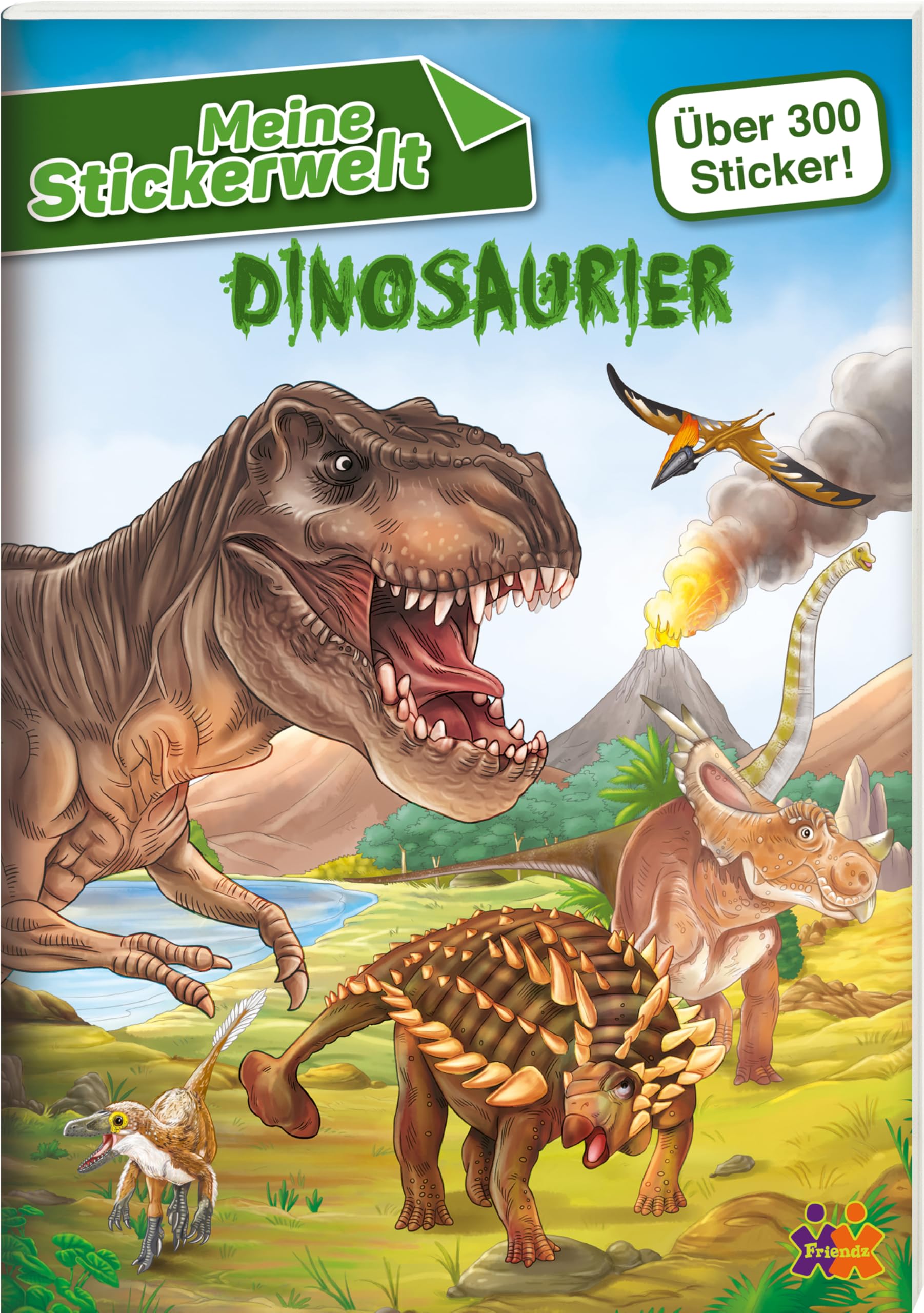 Meine Stickerwelt. Dinosaurier: Über 300 Sticker Tiptoi & Games