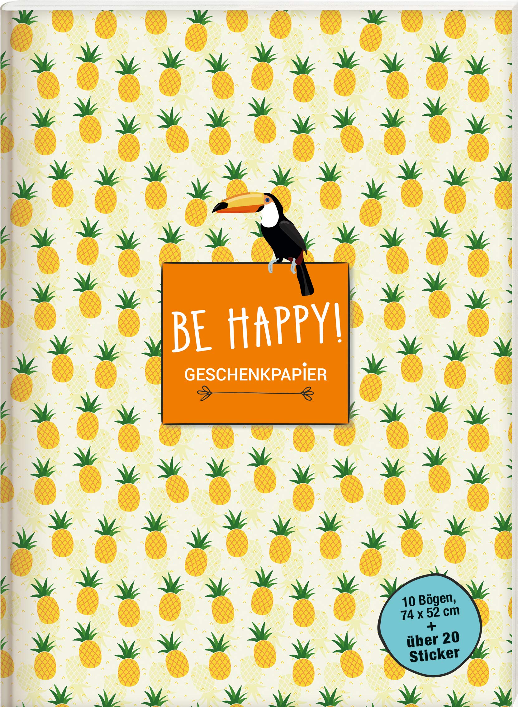 Geschenkpapierbuch. Be happy! Hobbies & Crafts