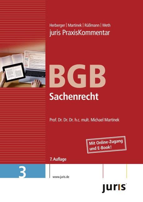 juris Praxiskommentar BGB 03 Gesamtausgabe / Sachenrecht Law