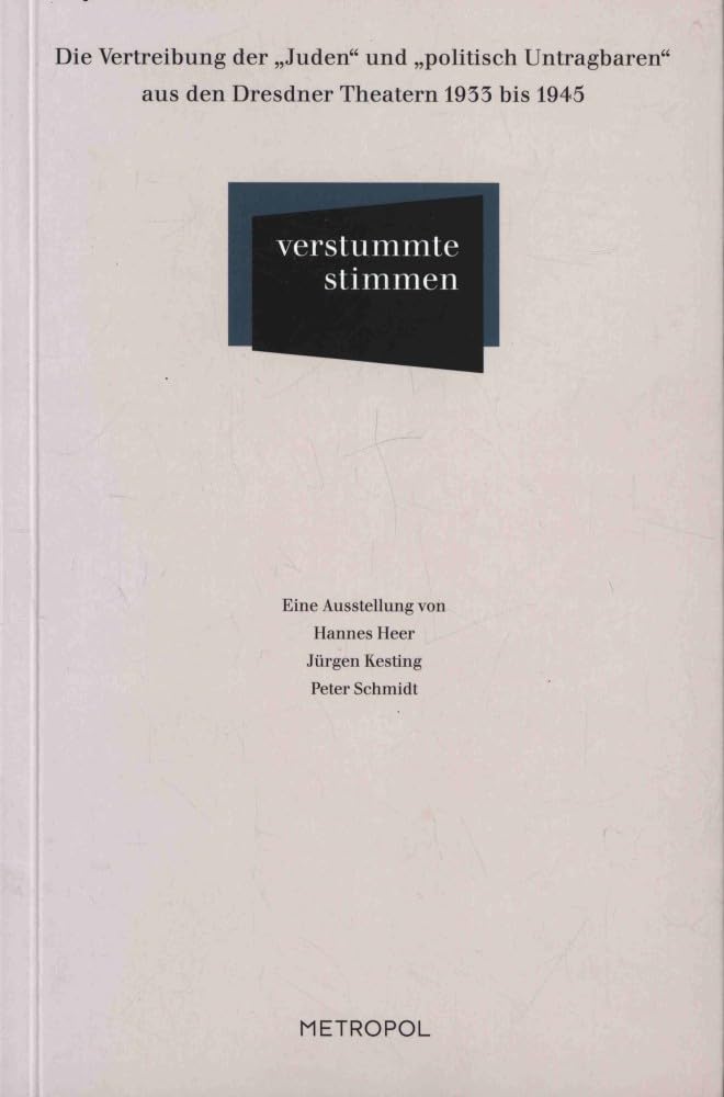 Verstummte Stimmen German history books
