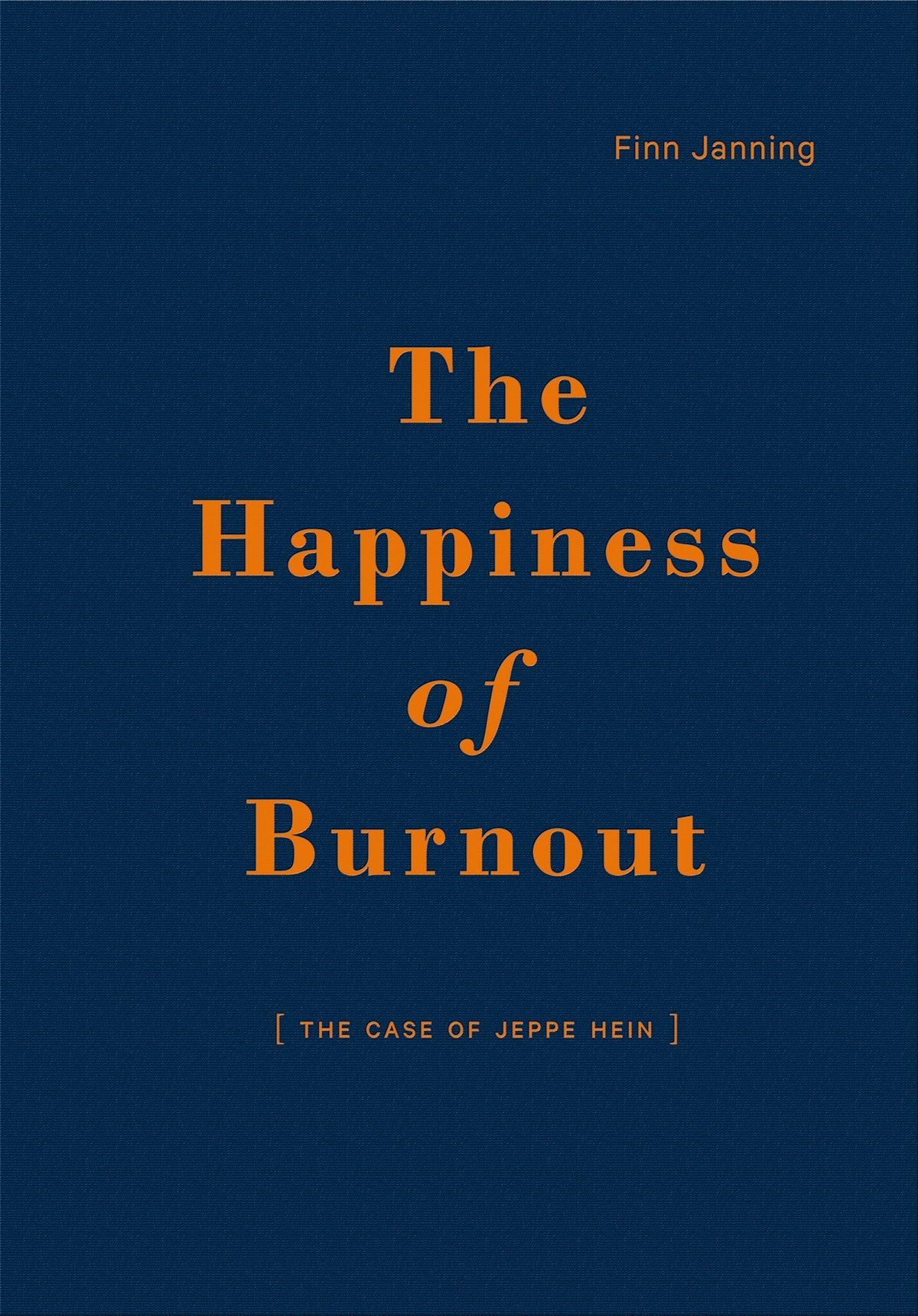 The Happiness of Burnout. The Case of Jeppe Hein Film, Art & Culture