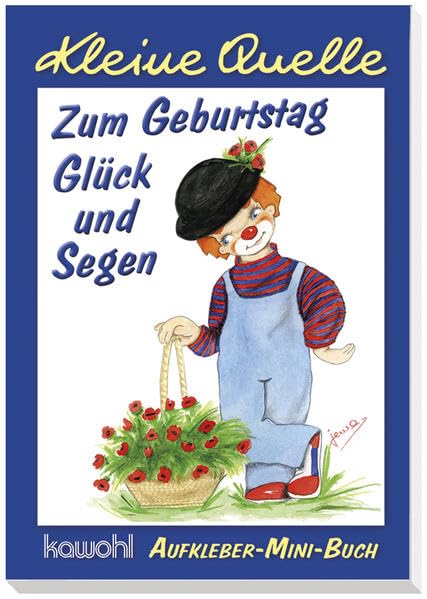 Zum Geburtstag Glück und Segen: Aufkleber-Mini-Buch Religion & Esotericism