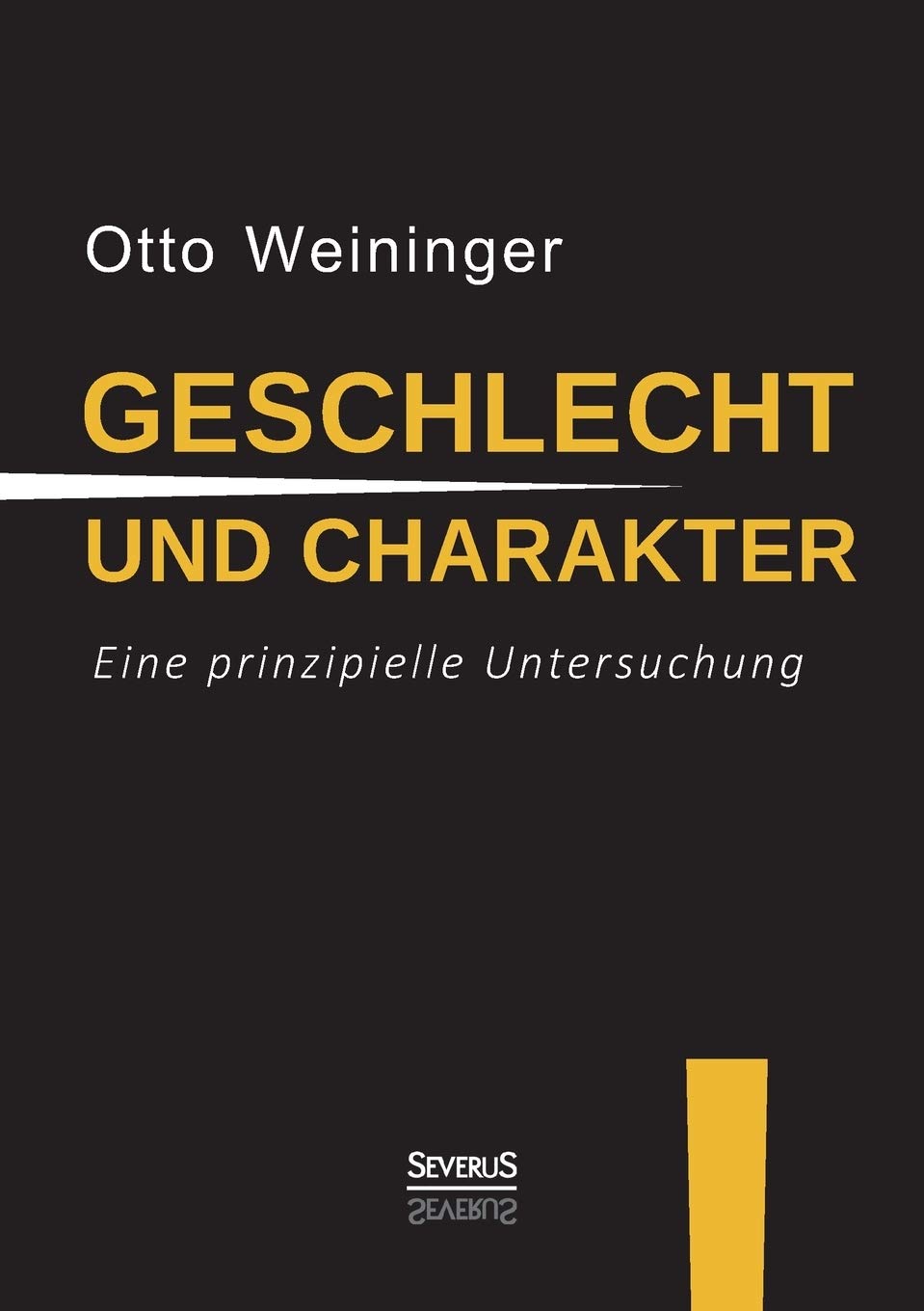 Geschlecht und Charakter: Eine prinzipielle Untersuchung Law
