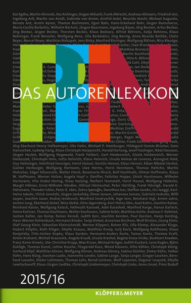 PEN Das Autorenlexikon 2015 / 16 General education